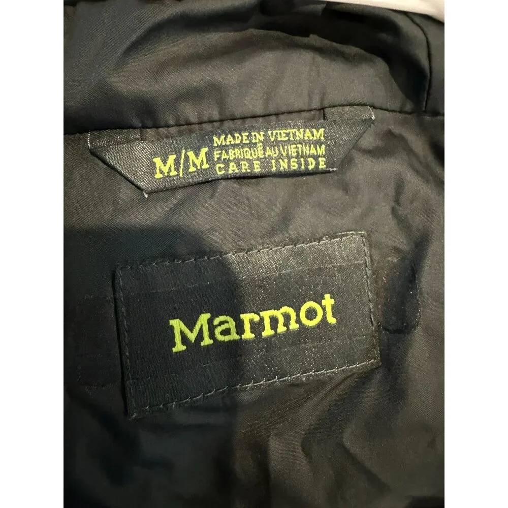 Marmot‎ Hooded Zip Rain Jacket in Slate Green